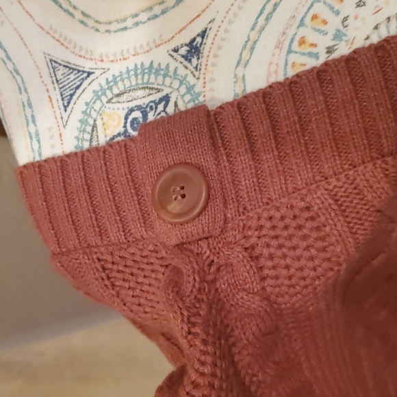 Brown, short sleeve, cardigen - Picture 7 of 7